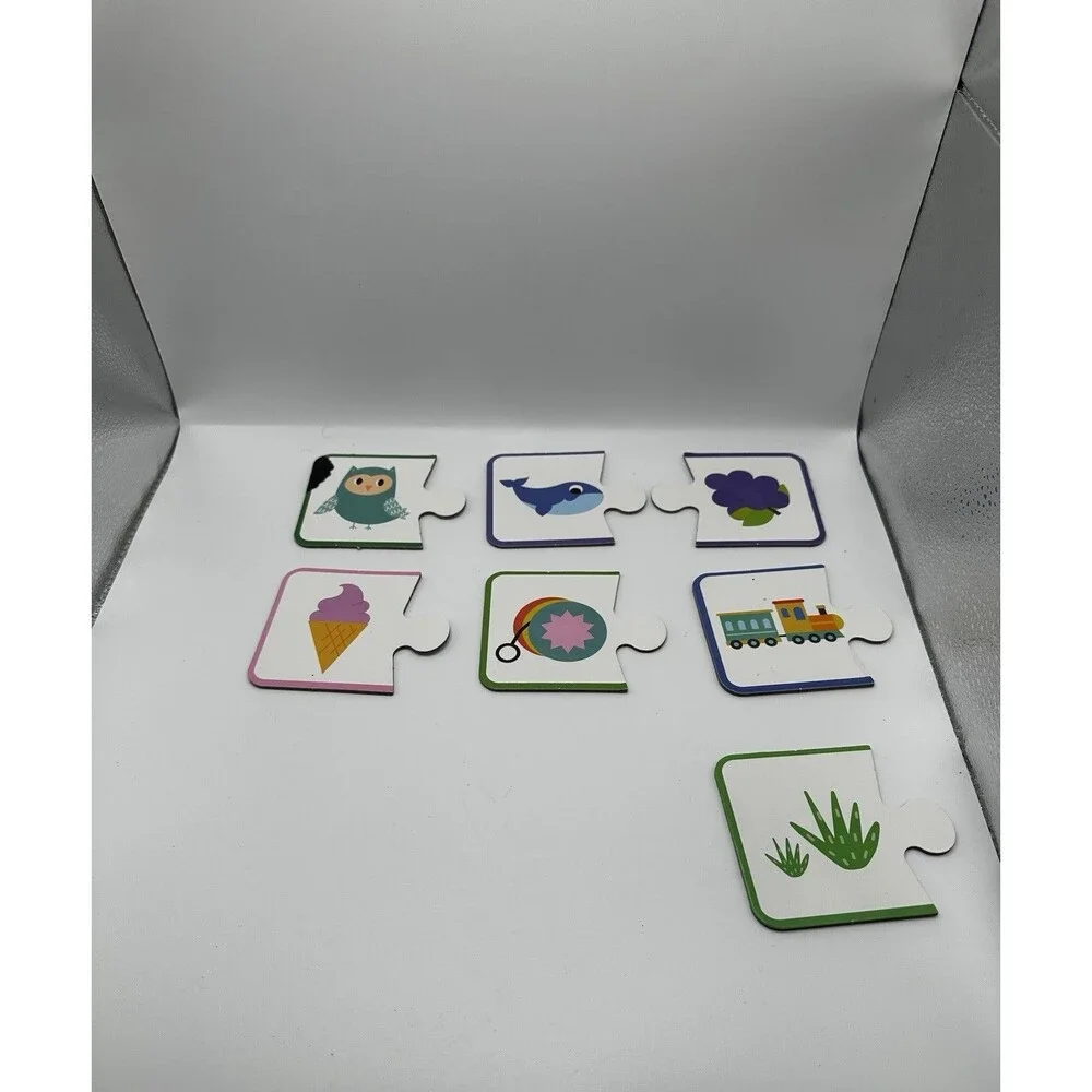 Kids’ Educational Toy Lot: ABC Puzzle Cards, Wooden Letters, Numbers & Animals